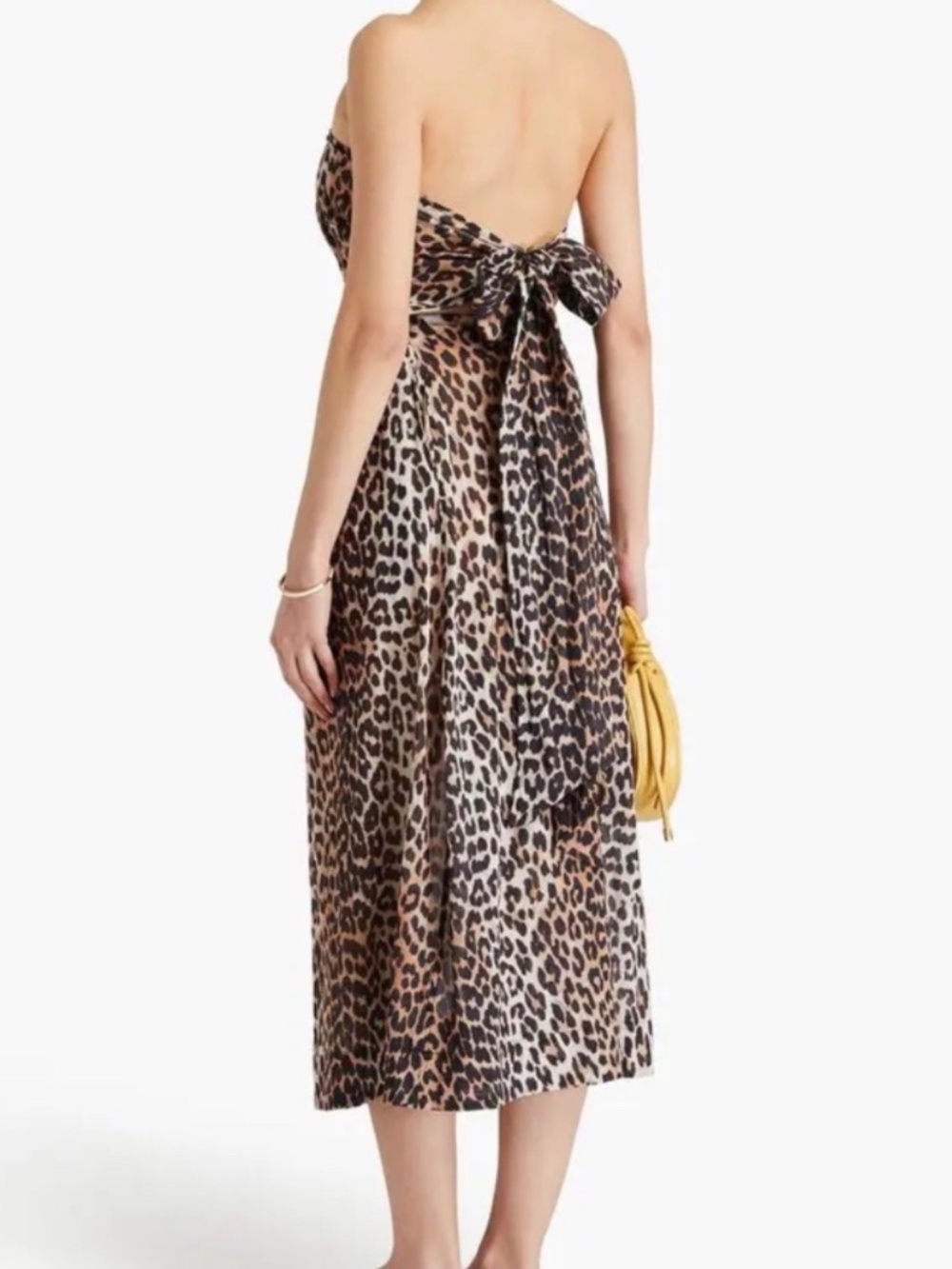 Ganni Leopard Midi Dress